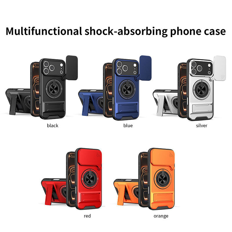 🔥Buy 2 Get 1 Free🎁4-in-1 Military-Grade Case – Camera Slider & MagSafe Ring 🛡️📷🔄🧲