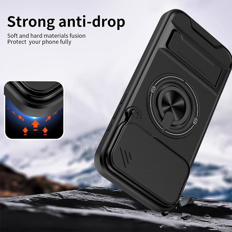🔥Buy 2 Get 1 Free🎁4-in-1 Military-Grade Case – Camera Slider & MagSafe Ring 🛡️📷🔄🧲