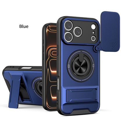 🔥Buy 2 Get 1 Free🎁4-in-1 Military-Grade Case – Camera Slider & MagSafe Ring 🛡️📷🔄🧲