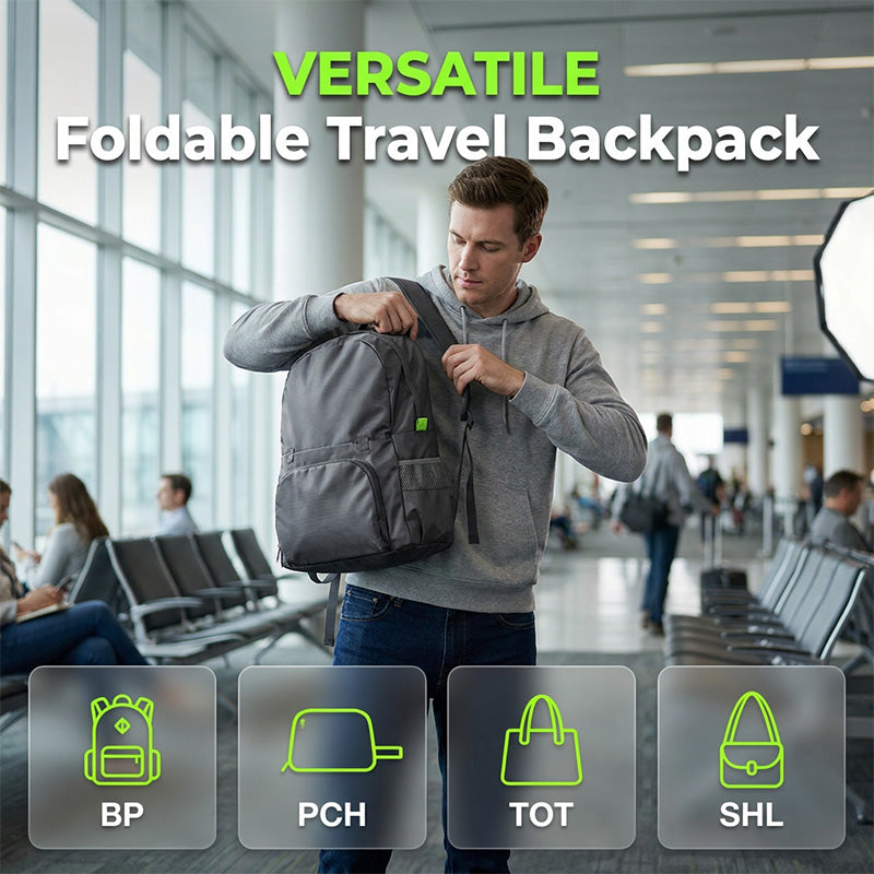 🎒 Get 50% off now! Foldable 3-in-1 travel bag—combining a backpack, handbag, and tote—lightweight, water-resistant, and perfect for travel 🧳✨