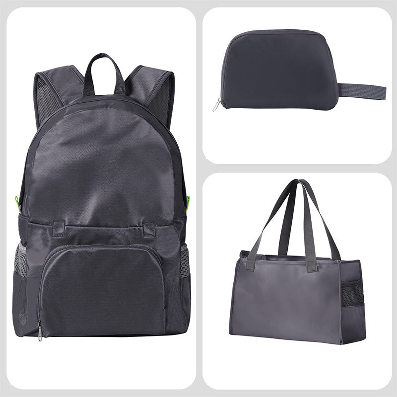 🎒 Get 50% off now! Foldable 3-in-1 travel bag—combining a backpack, handbag, and tote—lightweight, water-resistant, and perfect for travel 🧳✨