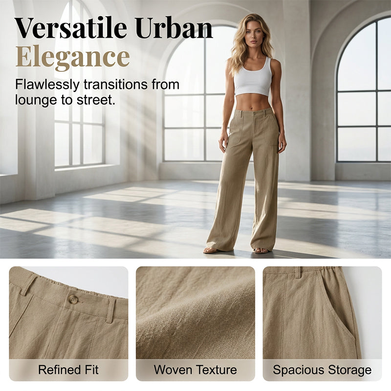 🎉🔥Women's Summer Breathable Wide Leg Casual Pants