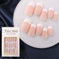 🥳2026 VARMT SALG🥳💞50 000+ SOLGT!💅✨ 50 % RABATT!🎁 Farge Pop Press-On Negler