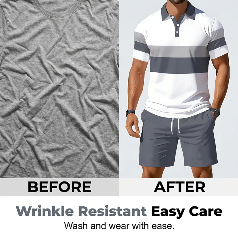 🎉 LIMITED TIME 50% OFF! 👕 Men's Printed Shirt & Shorts Set – Breathable Stretch Fit & Digital Print Design 🔥