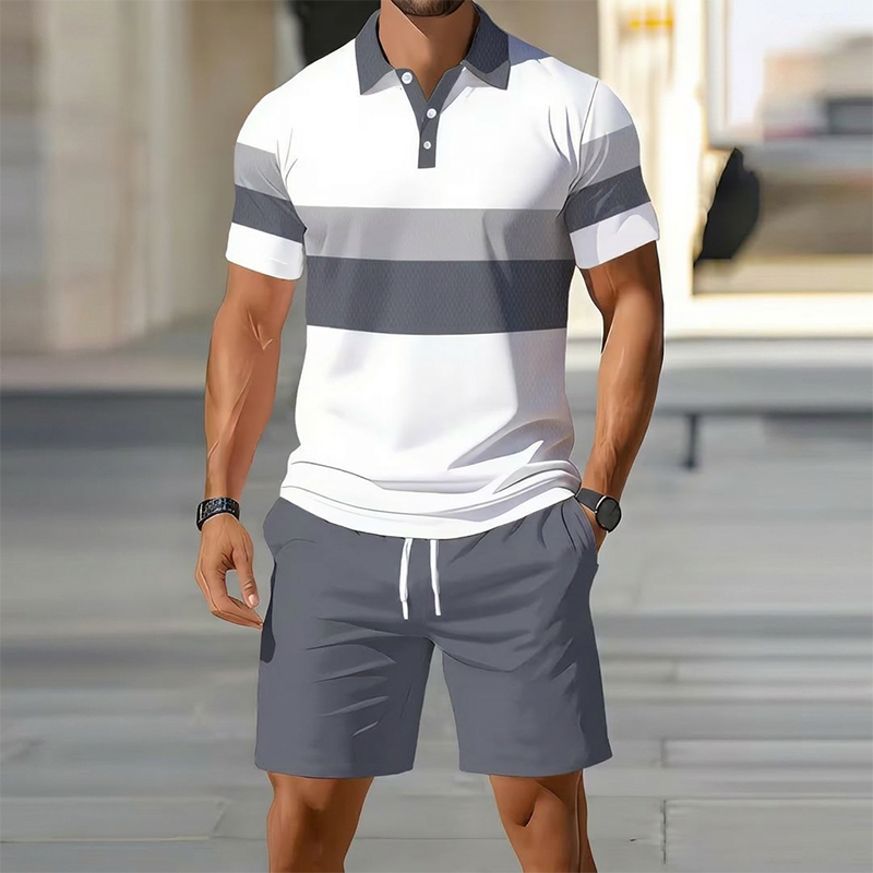 🎉 LIMITED TIME 50% OFF! 👕 Men's Printed Shirt & Shorts Set – Breathable Stretch Fit & Digital Print Design 🔥