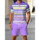 🎉 LIMITED TIME 50% OFF! 👕 Men's Printed Shirt & Shorts Set – Breathable Stretch Fit & Digital Print Design 🔥