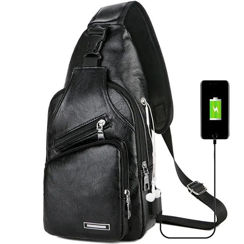 🎁2026 New Arrivals 49% OFF💥Exquisite Gift - Men's Multifunctional High Quality Leather Chest Bag