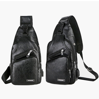 🎁2026 New Arrivals 49% OFF💥Exquisite Gift - Men's Multifunctional High Quality Leather Chest Bag