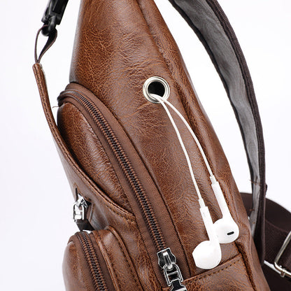 🎁2026 New Arrivals 49% OFF💥Exquisite Gift - Men's Multifunctional High Quality Leather Chest Bag