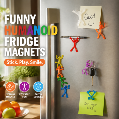 🥳2026 HOT SALE🥳💞50% OFF !!  Posable magnetic figures – hold notes, relieve stress, brighten any space!