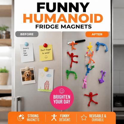 🥳2026 HOT SALE🥳💞50% OFF !!  Posable magnetic figures – hold notes, relieve stress, brighten any space!