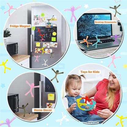 🥳2026 HOT SALE🥳💞50% OFF !!  Posable magnetic figures – hold notes, relieve stress, brighten any space!