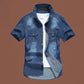 🎉 2026 Sale — Over 30,000 Sold! 💞 Men’s Washed Denim Shirt – Rugged Charm, Effortless Cool 💙