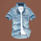 🎉 2026 Sale — Over 30,000 Sold! 💞 Men’s Washed Denim Shirt – Rugged Charm, Effortless Cool 💙