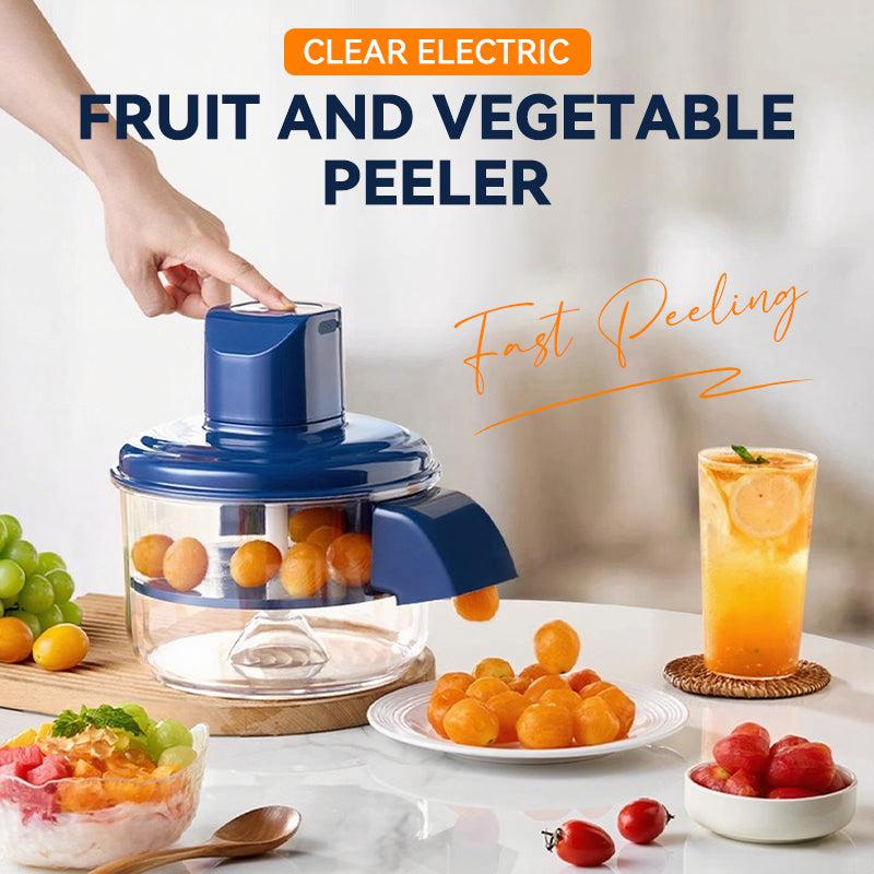 📢📢50% OFF !! ⏰🔥 2026 Sale — Over 38,600 Sold!🍏Transparent Electric Peeler – Zero Waste ✨