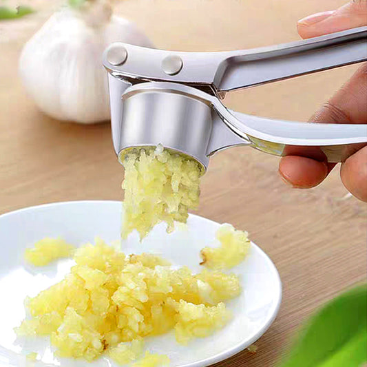 🥳2026 HOT SALE🥳💞50K+ SOLD!!Garlic Press Masher – Crush Garlic Fast Without Sticky Hands