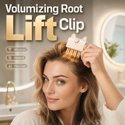 ✨48K+ Sold💞 Wireless Heated Volumizing Root Lift Clip, Portable Travel Hair Styling Tool for Flat Fine Hair