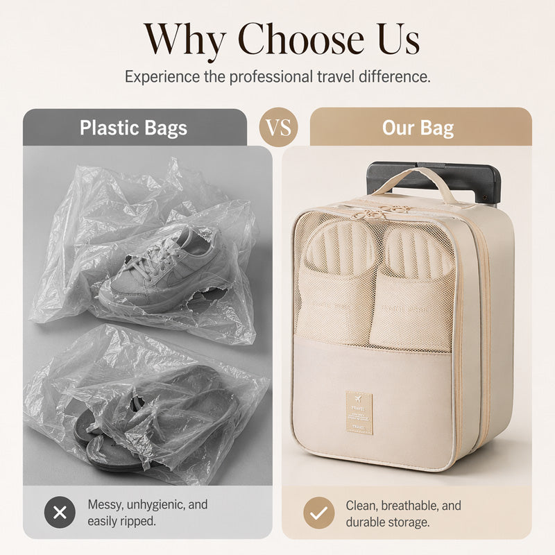 🥳Limited-Time Flash Sale!💥Portable Travel Shoe Bag for Luggage