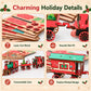 🥳✨DIY-Weihnachts-Holzzug-Puzzle-Set – 3D-Weihnachtsmodellbausatz &  Geschenkidee für festliche Wohndekoration