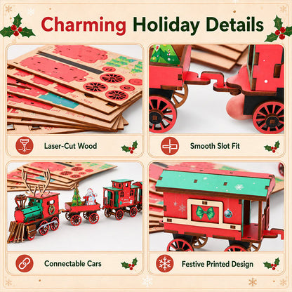 Festive DIY Train Puzzle