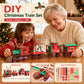 🥳✨DIY-Weihnachts-Holzzug-Puzzle-Set – 3D-Weihnachtsmodellbausatz &  Geschenkidee für festliche Wohndekoration