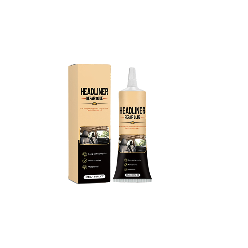 🌟🎉49K+ Sold 🚗 Waterproof Car Headliner Repair Glue, High Strength Adhesive for Sagging Car Ceiling & Interior