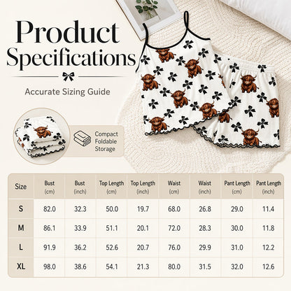 🔥Hot Sale 50% OFF🔥!! Summer Sleepless Spaghetti Strap Cami Sleepwear Set