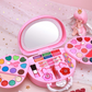 ⏳Tijdelijke aanbieding⏰Wasbare make-up speelgoedset voor kinderen met draagbare roze handtas