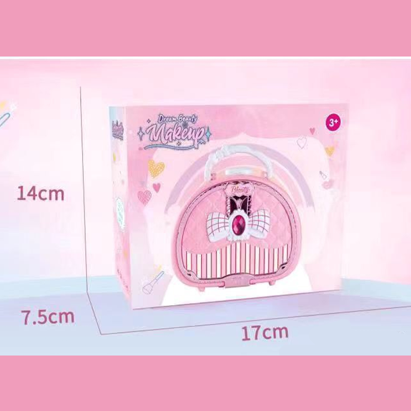 ⏳Time-Limited Special⏰Kids Washable Makeup Toy Set with Portable Pink Handbag