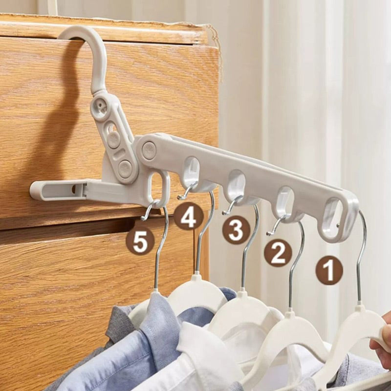 🎉🎉Buy One Get One Free！🥼Hang clothes anywhere you want！Portable Foldable Clothes Hanger