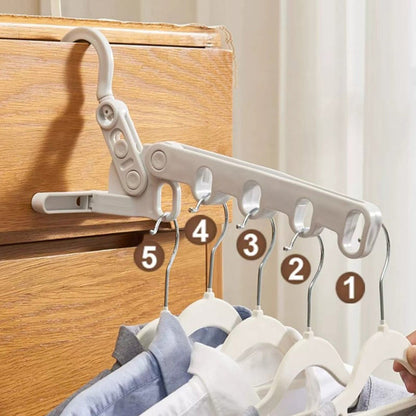 🎉🎉Buy One Get One Free！🥼Hang clothes anywhere you want！Portable Foldable Clothes Hanger