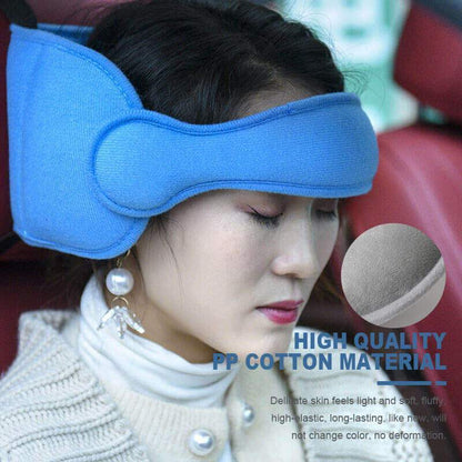 50% OFF NOW! Kids Car Sleeping Head Support Band – Adjustable Toddler Sleep Headrest Pillow, Anti-Droop Child Head Stabilizer for Car Seats, Prevent Neck Soreness During Road Trips