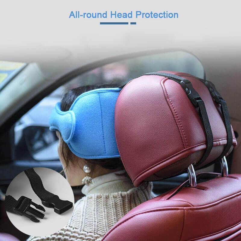 50% OFF NOW! Kids Car Sleeping Head Support Band – Adjustable Toddler Sleep Headrest Pillow, Anti-Droop Child Head Stabilizer for Car Seats, Prevent Neck Soreness During Road Trips