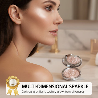 🥳2026 HOT SALE🥳💞50K+ SOLD!🦁✨ 50% OFF! Lion Embossed Shimmer Highlighter – Crushed diamond pearl particles, stunning watery glow. A collector‘s piece for your vanity! 💎🎨