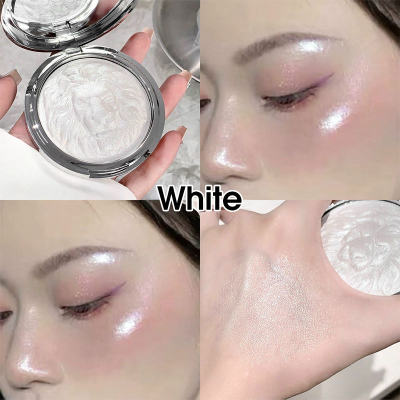 🥳2026 HOT SALE🥳💞50K+ SOLD!🦁✨ 50% OFF! Lion Embossed Shimmer Highlighter – Crushed diamond pearl particles, stunning watery glow. A collector‘s piece for your vanity! 💎🎨