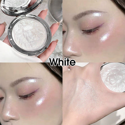 🥳2026 HOT SALE🥳💞50K+ SOLD!🦁✨ 50% OFF! Lion Embossed Shimmer Highlighter – Crushed diamond pearl particles, stunning watery glow. A collector‘s piece for your vanity! 💎🎨