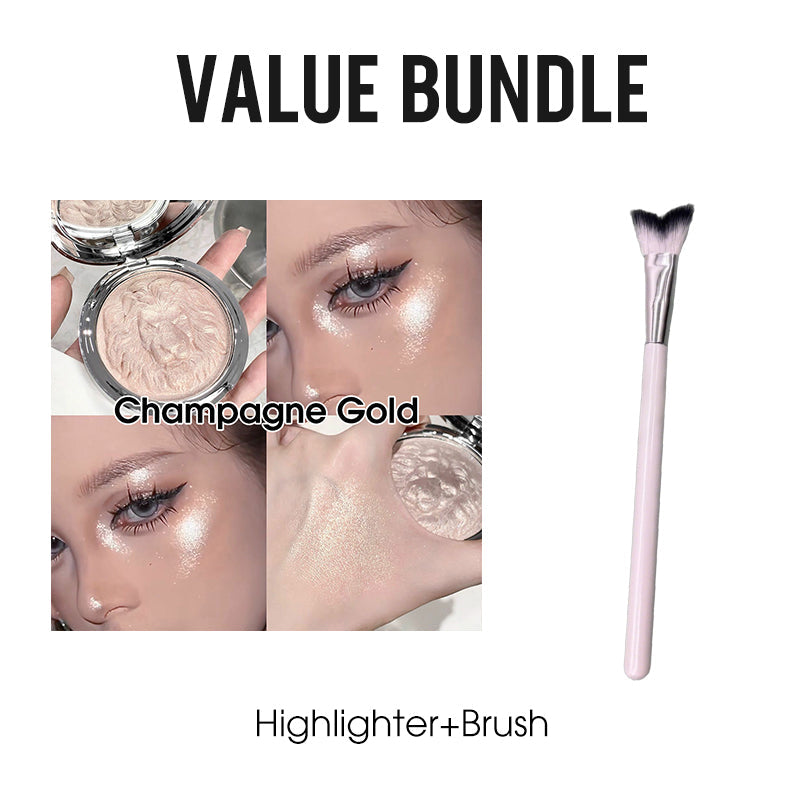 🥳2026 HOT SALE🥳💞50K+ SOLD!🦁✨ 50% OFF! Lion Embossed Shimmer Highlighter – Crushed diamond pearl particles, stunning watery glow. A collector‘s piece for your vanity! 💎🎨