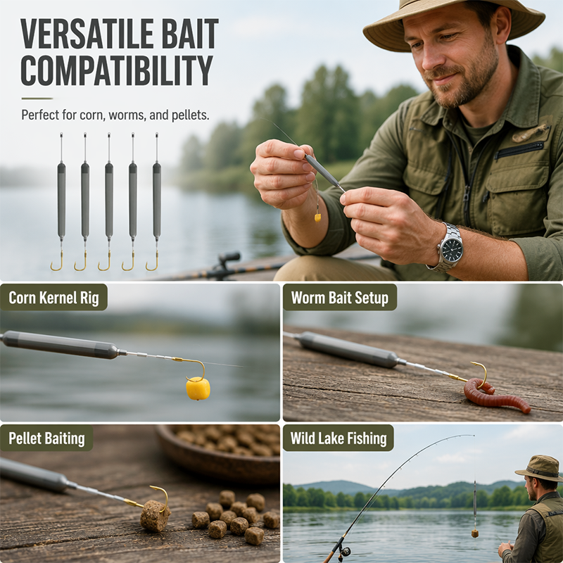 🏆Buy 2 Get 1 Free📢📢50% OFF !!⏰Off-Bottom Floating Fishing Hook