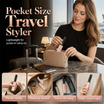 📢📢LIMITED-TIME 50% OFF!!⚡50K+ SOLD! 👩Shape hair in 3 seconds! Create gorgeous hairstyles anytime anywhere. 💁Portable Wireless Mini Bang Styling Comb