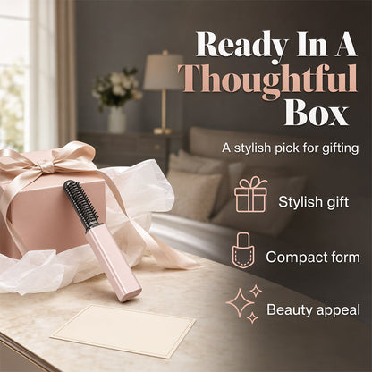 📢📢LIMITED-TIME 50% OFF!!⚡50K+ SOLD! 👩Shape hair in 3 seconds! Create gorgeous hairstyles anytime anywhere. 💁Portable Wireless Mini Bang Styling Comb