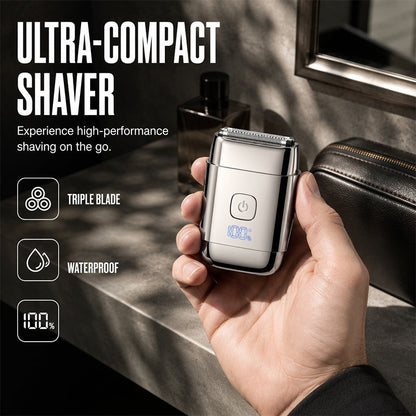 Men's Portable Electric Shaver with 3 Blades