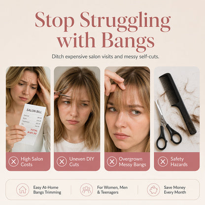 ✨New Arrival✨Buy 2 Get 1 Free Limited Offer！Portable Dual-Use Hair Trimming Comb