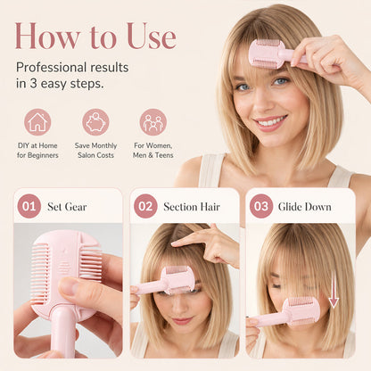 ✨New Arrival✨Buy 2 Get 1 Free Limited Offer！Portable Dual-Use Hair Trimming Comb