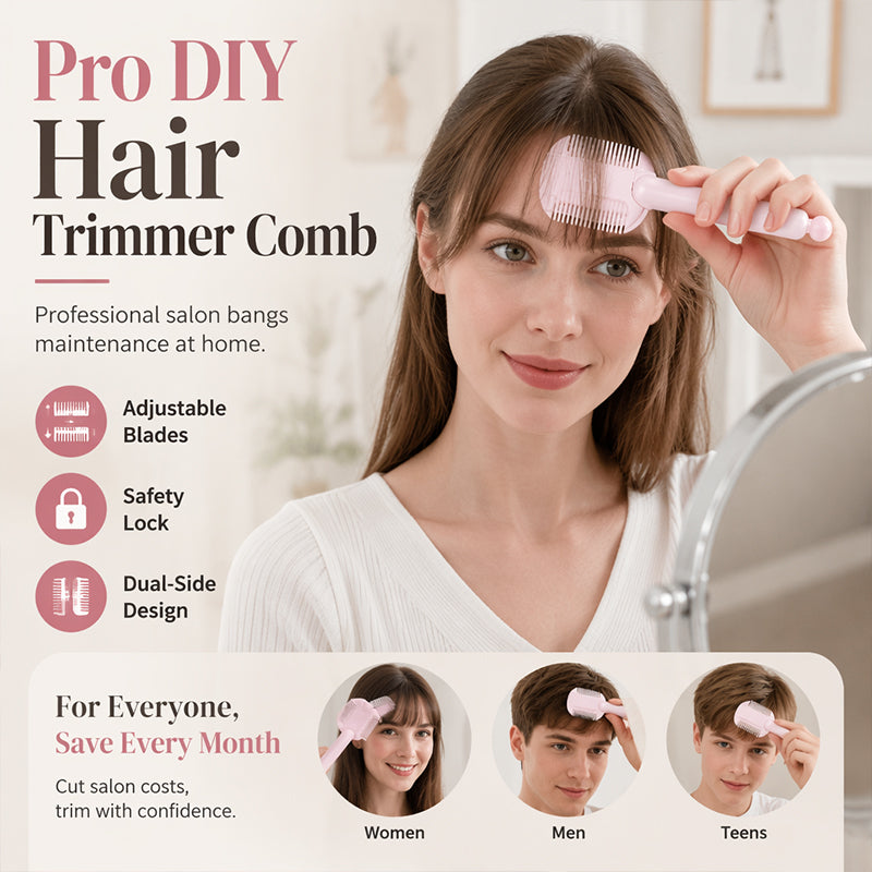 ✨New Arrival✨Buy 2 Get 1 Free Limited Offer！Portable Dual-Use Hair Trimming Comb