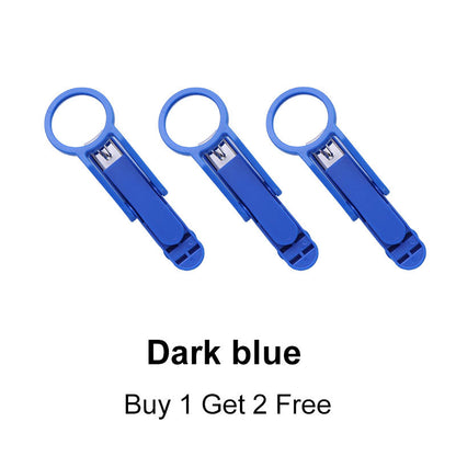 ⏳ LIMITED-TIME 50% OFF! 🔍Nail Clippers with Magnifier, Splash-Proof Portable Fingernail Cutter for Elderly & Kids