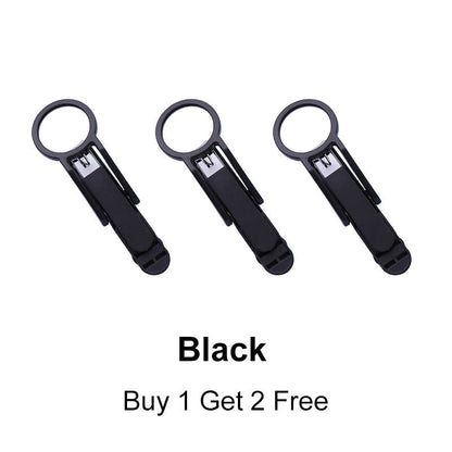 ⏳ LIMITED-TIME 50% OFF! 🔍Nail Clippers with Magnifier, Splash-Proof Portable Fingernail Cutter for Elderly & Kids