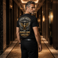 T-shirt imprimé à manches courtes et col rond pour hommes