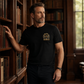 T-shirt imprimé à manches courtes et col rond pour hommes