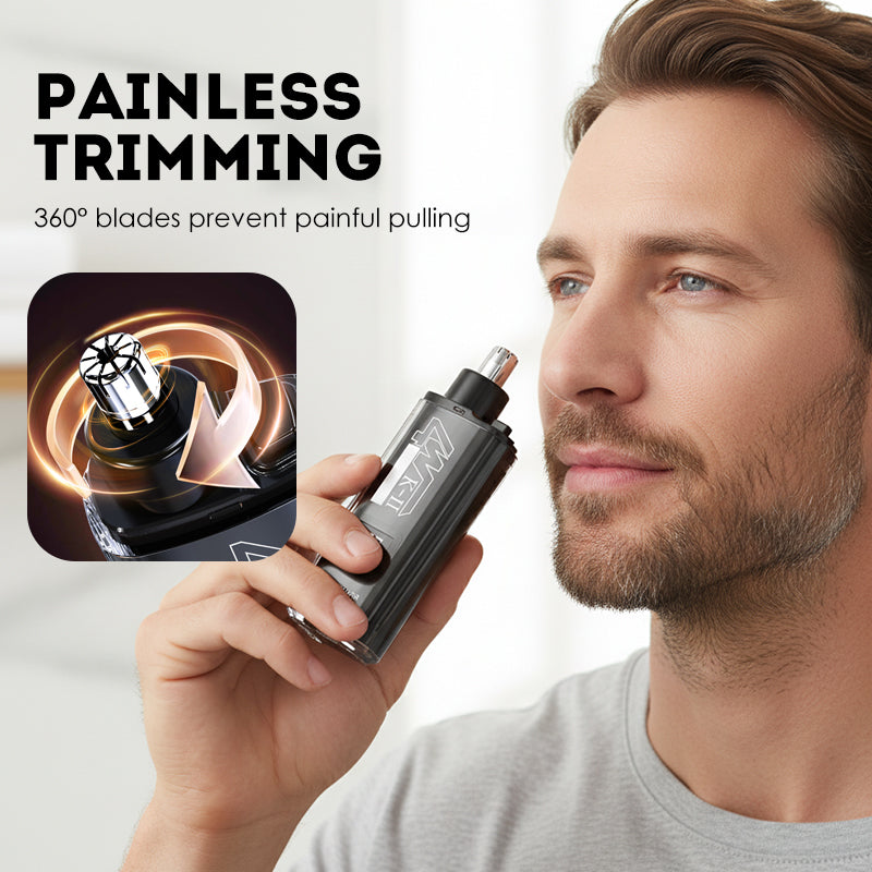 50% OFF !! Nose & Ear Hair Trimmer with LED Display