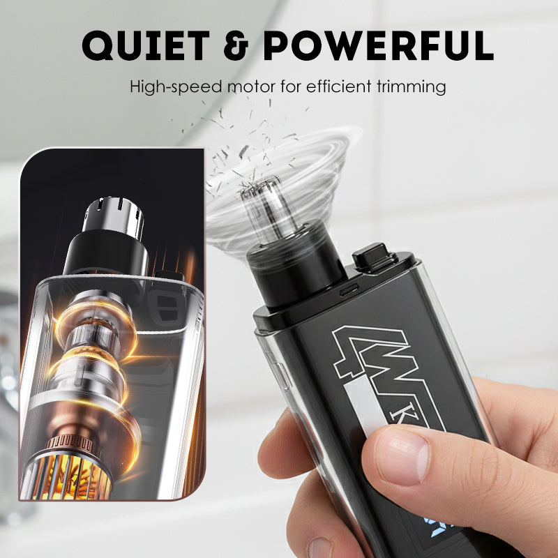 50% OFF !! Nose & Ear Hair Trimmer with LED Display